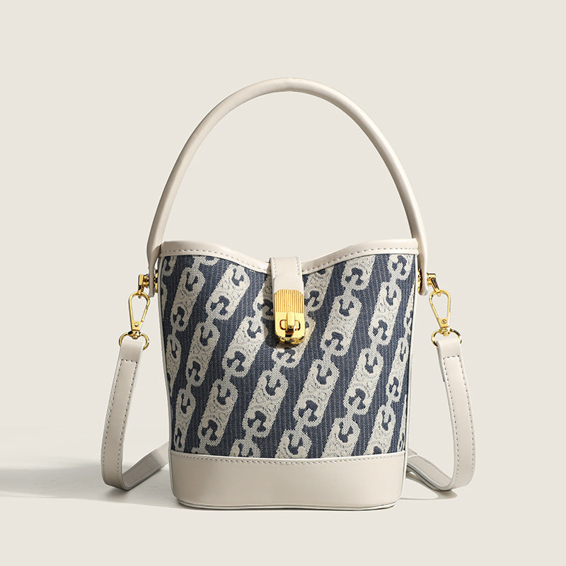 Minimalistische Bucket Bag – Urbaner PU-Stil