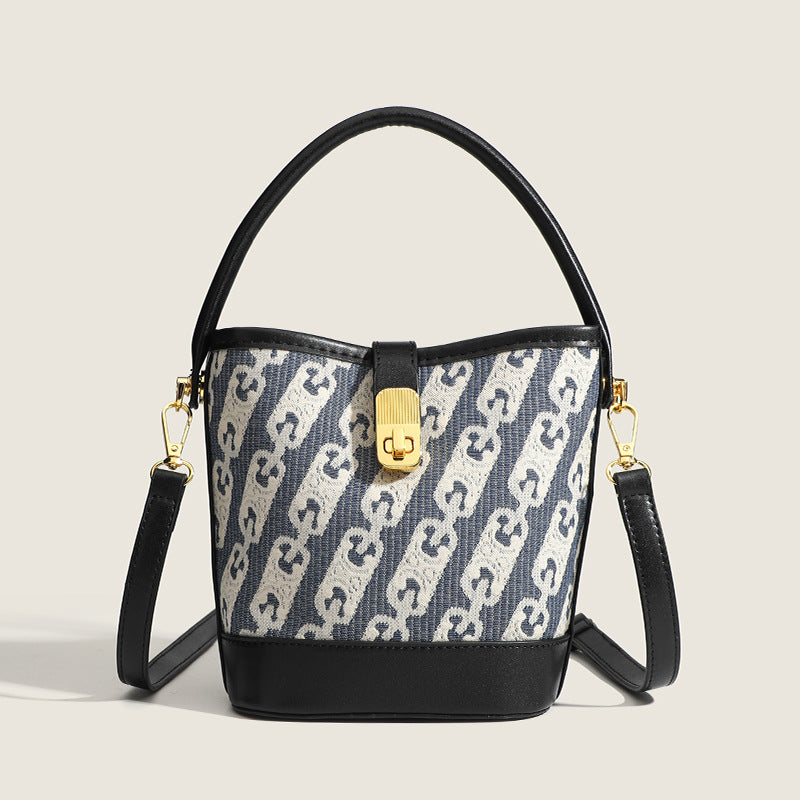 Minimalistische Bucket Bag – Urbaner PU-Stil